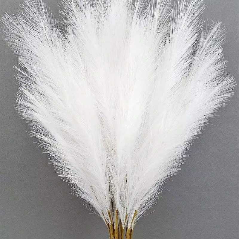Huitich A - Express 10PCS 55CM White Faux Pampas Grass Decor - Mumzar