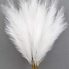 Huitich A - Express 10PCS 55CM White Faux Pampas Grass Decor - Mumzar