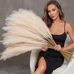 Huitich A - Express 10PCS 55CM White Faux Pampas Grass Decor - Mumzar