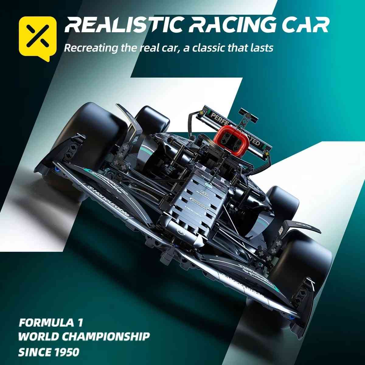 Huitich A - Express 1777PCS Racing Car Building Blocks Kit - Mumzar