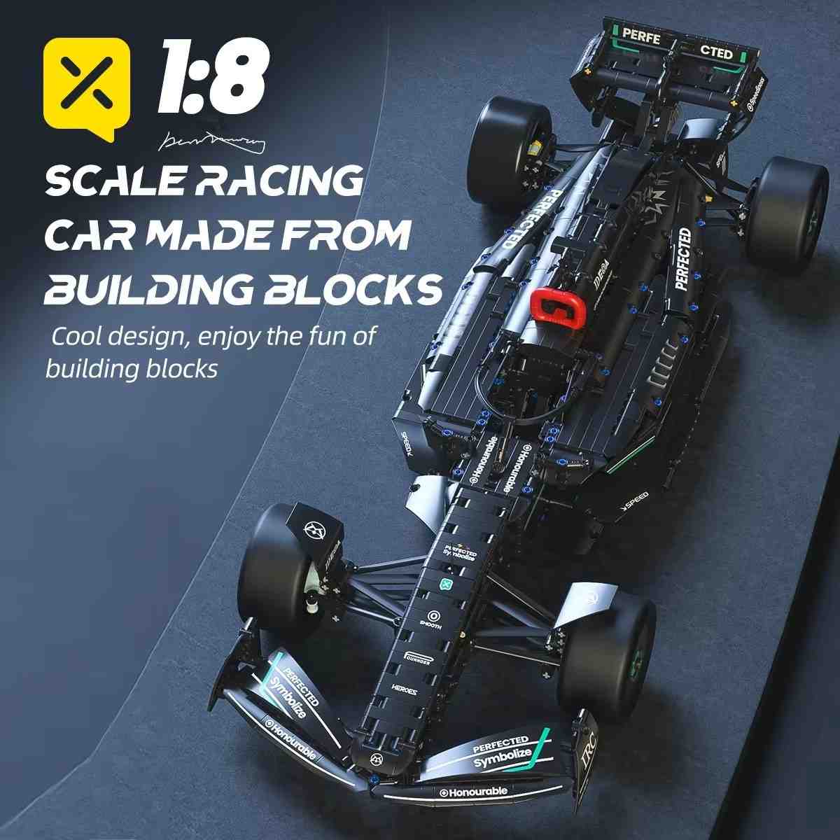 Huitich A - Express 1777PCS Racing Car Building Blocks Kit - Mumzar