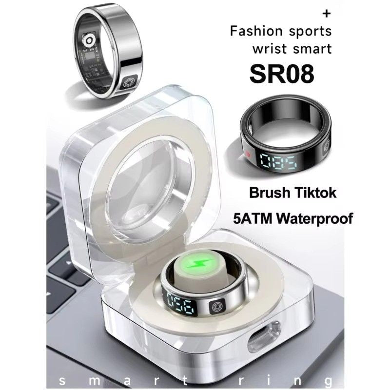 Huitich A - Express 2025 LED Smart Ring with Heart Rate Monitor - Mumzar