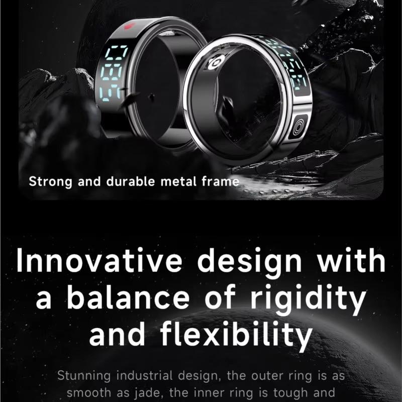 Huitich A - Express 2025 LED Smart Ring with Heart Rate Monitor - Mumzar