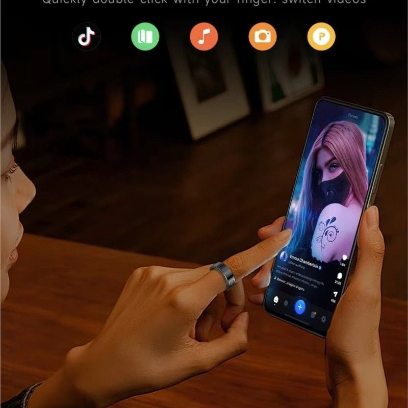 Huitich A - Express 2025 LED Smart Ring with Heart Rate Monitor - Mumzar