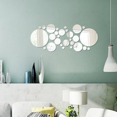 Huitich A - Express 26 Piece DIY Wall Art Mirror Stickers - Mumzar