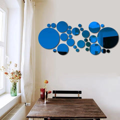 Huitich A - Express 26 Piece DIY Wall Art Mirror Stickers - Mumzar