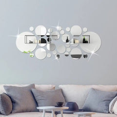 Huitich A - Express 26 Piece DIY Wall Art Mirror Stickers - Mumzar