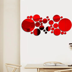 Huitich A - Express 26 Piece DIY Wall Art Mirror Stickers - Mumzar