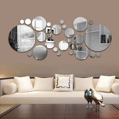 Huitich A - Express 26 Piece DIY Wall Art Mirror Stickers - Mumzar