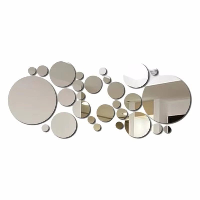 Huitich A - Express 26 Piece DIY Wall Art Mirror Stickers - Mumzar