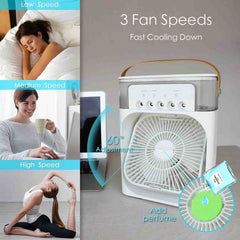 Huitich A - Express 3 in 1 Air Humidifier and Cooler with LED Light - Mumzar