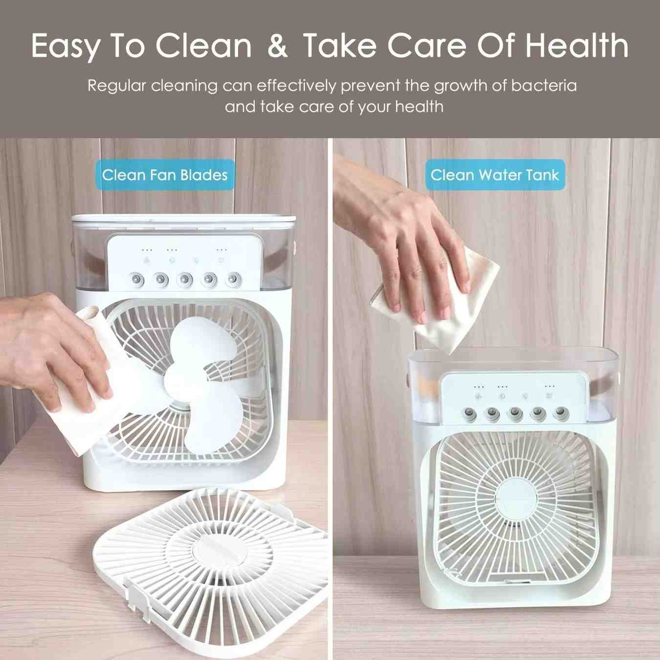 Huitich A - Express 3 in 1 Air Humidifier and Cooler with LED Light - Mumzar