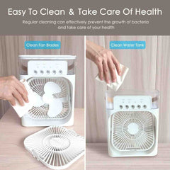 Huitich A - Express 3 in 1 Air Humidifier and Cooler with LED Light - Mumzar