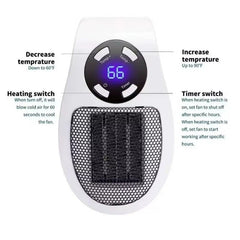 Huitich A - Express 350W Portable Electric Room Heater with Remote - Mumzar