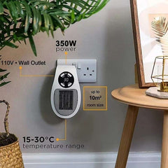 Huitich A - Express 350W Portable Electric Room Heater with Remote - Mumzar