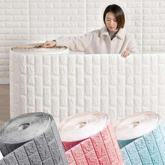Huitich A - Express 3D Brick Wall Panels Wallpaper 70cmx1m - Mumzar