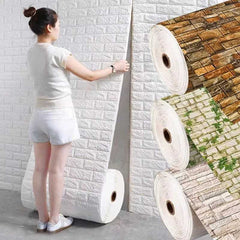 Huitich A - Express 3D Brick Wall Panels Wallpaper 70cmx1m - Mumzar