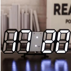 Huitich A - Express 3D LED Digital Wall Clock with Red Display - Mumzar