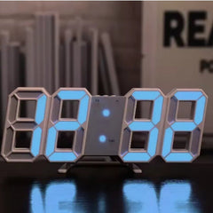 Huitich A - Express 3D LED Digital Wall Clock with Red Display - Mumzar