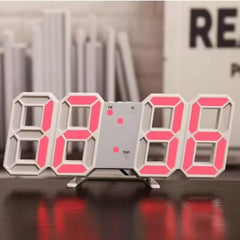 Huitich A - Express 3D LED Digital Wall Clock with Red Display - Mumzar