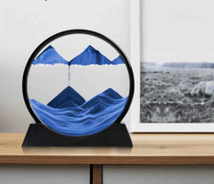 Huitich A - Express 3D Moving Sand Art Picture - Round Glass Deep Sea Decor - Mumzar
