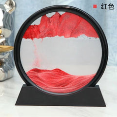 Huitich A - Express 3D Moving Sand Art Picture - Round Glass Deep Sea Decor - Mumzar