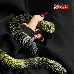 Huitich A - Express 3D Printed Snake Model Articulated Decor - Mumzar