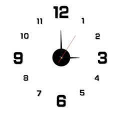 Huitich A - Express 3D Roman Numeral Wall Clock Mirror - Mumzar