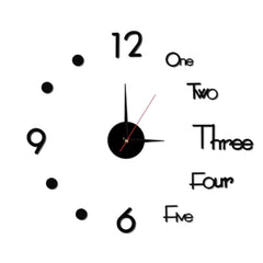 Huitich A - Express 3D Roman Numeral Wall Clock Mirror - Mumzar
