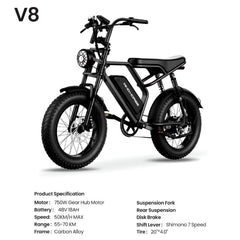 Huitich A - Express 48V Fast Electric Bike for Adults - Mumzar