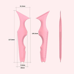 Huitich A - Express 5 in 1 Eyeliner Stencil Tool Silicone Beauty Ruler - Mumzar