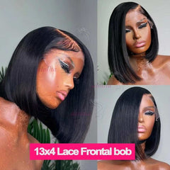 Huitich A - Express 6 Inch Straight Bob Wig Lace Front Human Hair - Mumzar