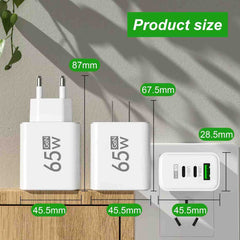 Huitich A - Express 65W USB C Fast Charger GaN Adapter - Mumzar