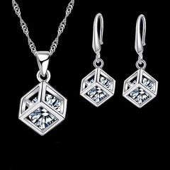 Huitich A - Express 925 Sterling Silver Jewelry Set with Cubic Zirconia - Mumzar