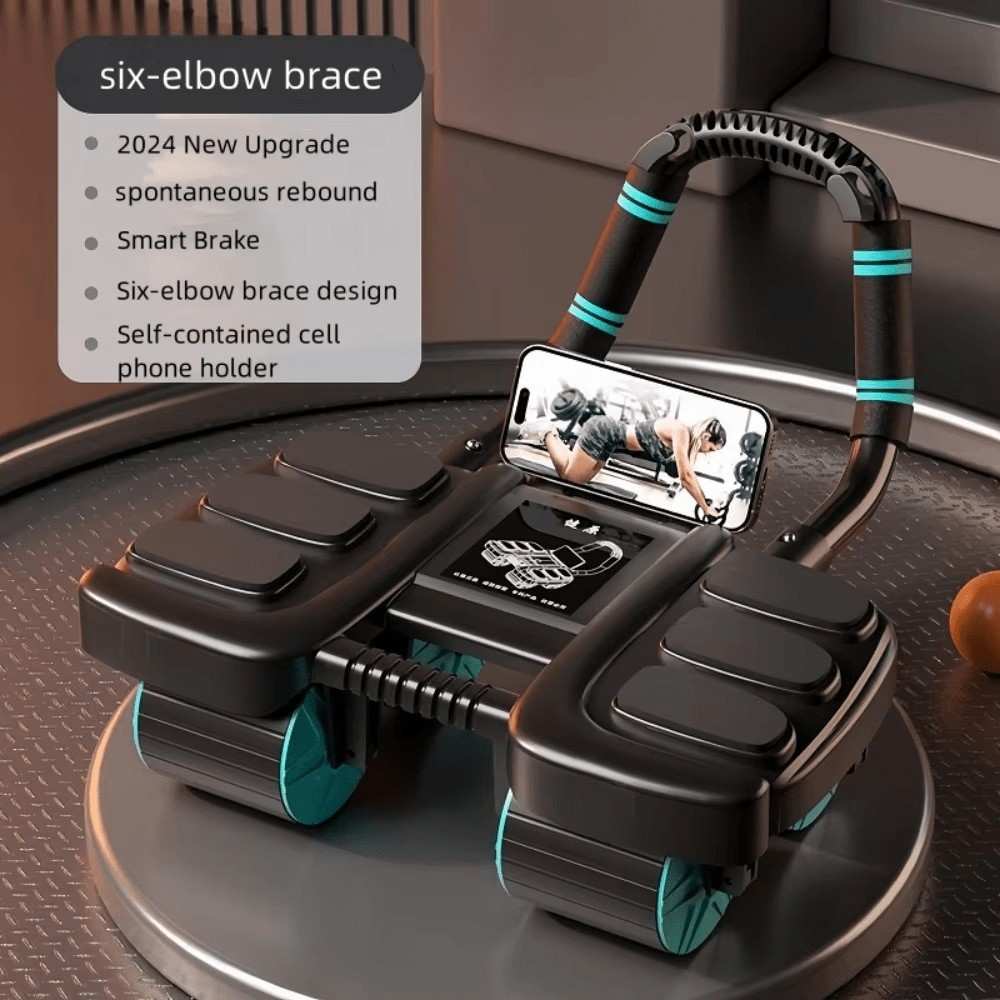 Huitich A - Express Abdominal Wheel Exerciser Six - Wheel Design - Mumzar