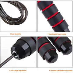 Huitich A - Express Adjustable Steel Jump Rope with Grip Handles - Mumzar