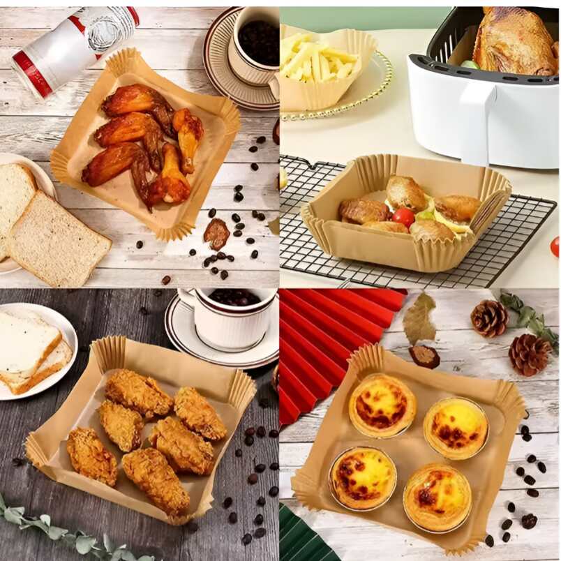 Huitich A - Express Air Fryer Paper Liners 23cm - 50pcs Disposable - Mumzar