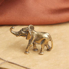 Huitich A - Express Antique Bronze Elephant Figurine Decor - Mumzar