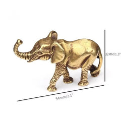 Huitich A - Express Antique Bronze Elephant Figurine Decor - Mumzar