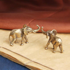 Huitich A - Express Antique Bronze Elephant Figurine Decor - Mumzar