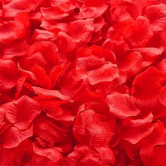 Huitich A - Express Artificial Rose Petals for Wedding Decor 100pcs Red - Mumzar