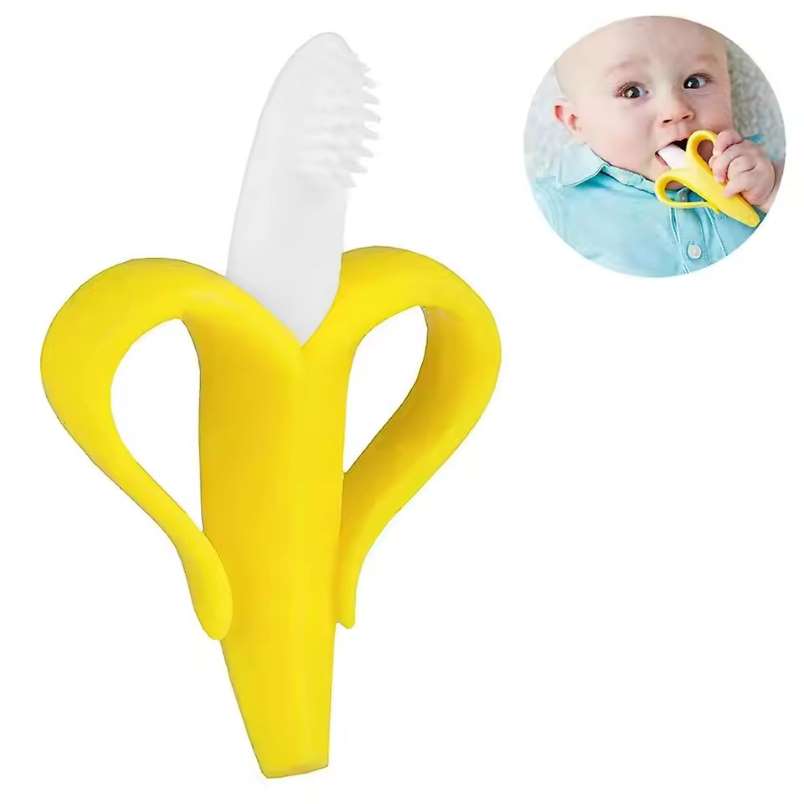 Huitich A - Express Banana Baby Teether Soft Silicone - Mumzar