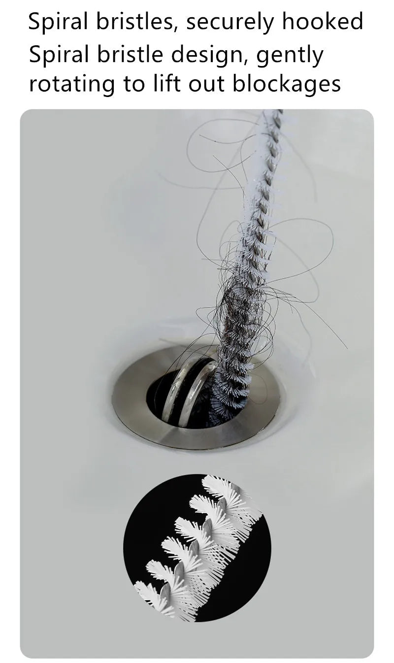 Huitich A - Express Bathroom Sink Hair Cleaner Tool Brush - Mumzar