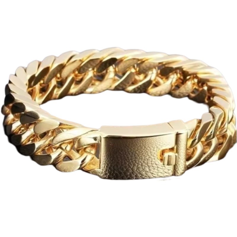 Huitich A - Express Black Cuban Chain Bracelet for Men - Mumzar