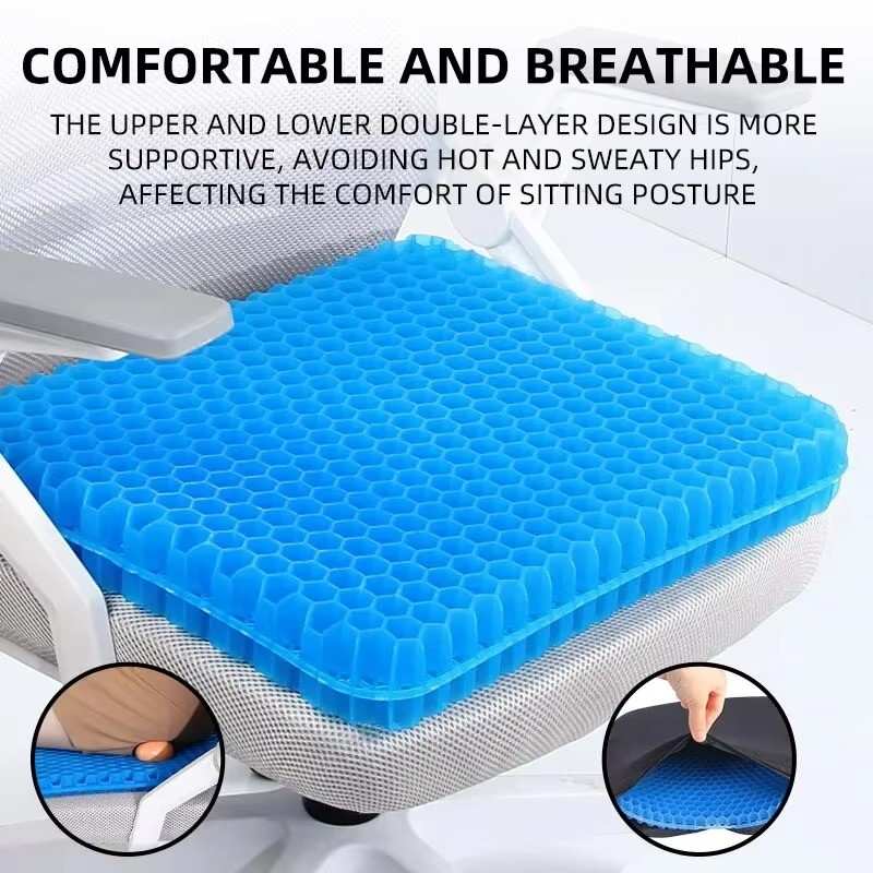 Huitich A - Express Breathable Honeycomb Chair Cushion Gel Seat - Mumzar