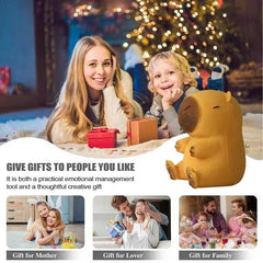 Huitich A - Express Capybara Fidget Toy Elastic Pinch Squeeze Desk Ornament - Mumzar