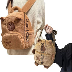 Huitich A - Express Capybara Plush Backpack Large Capacity - Mumzar