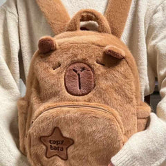 Huitich A - Express Capybara Plush Backpack Large Capacity - Mumzar