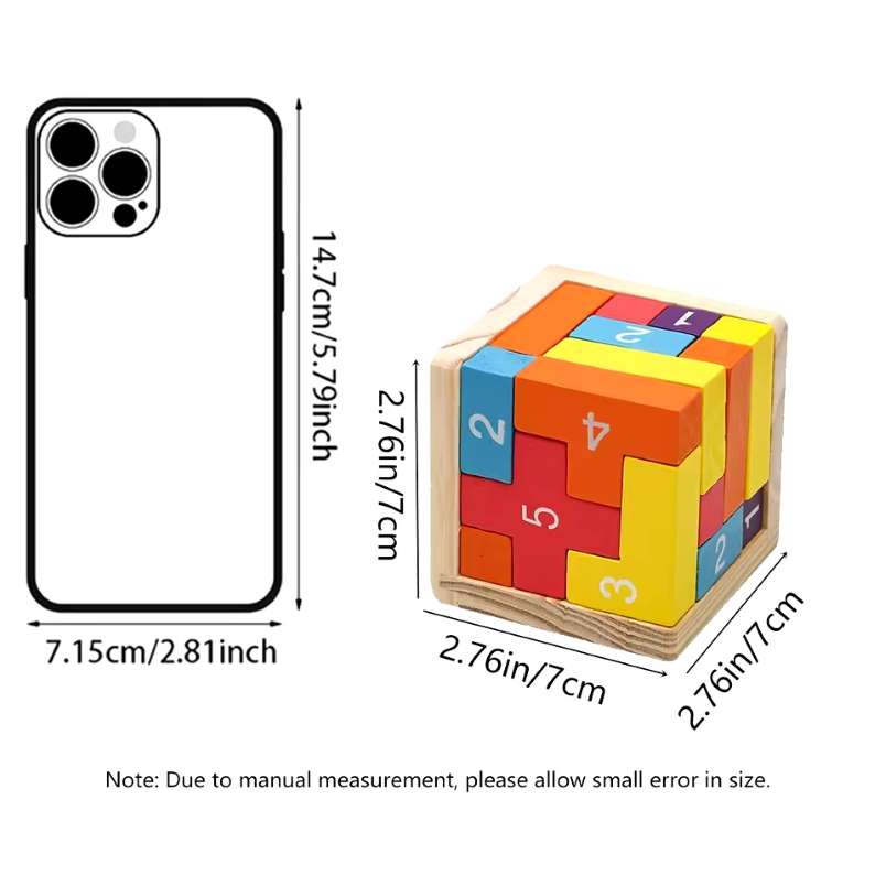 Huitich A - Express Colorful Wooden 3D Puzzle Cube - Mumzar