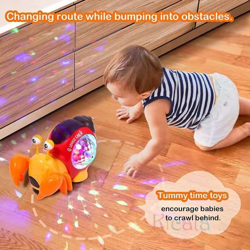 Huitich A - Express Crawling Crab Baby Toy with Lights - Mumzar